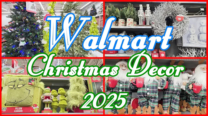 WALMART CHRISTMAS 2025 SHOP WITH ME CHRISTMAS TREES CHRISTMAS DECOR