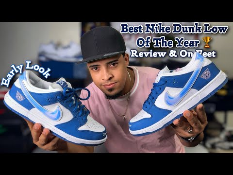 BORNXRAISED Nike SB Dunk Low / Review & On Feet - YouTube