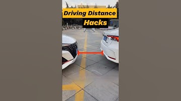 How to Measure Safe Distances Around Your Car #cardrivingtips #automobile #shorts