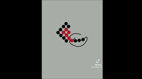 Keychain, bead figurine. Tutorial on a heart made of beads. Tutorial from Tik Tok ✨ ❤️