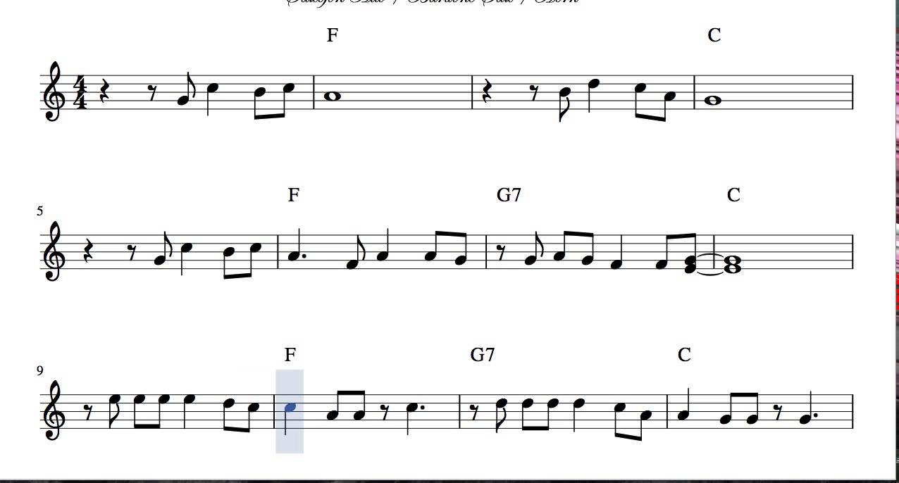 tocapartituras: Feliz Navidad Partitura para Flauta, Saxofón, Violín, Saxo  Tenor, Trompeta, Trombón, Clarinete y Saxo Soprano Carol song sheet music I  wanna wish you a merry christmas, image size:1276x686