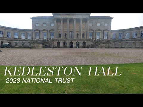 Kedleston Hall national trust,walking tour in October 2023