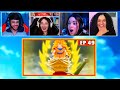 Trunks vs goku  4 pessoas reagindo  dragon ball super  ep 49