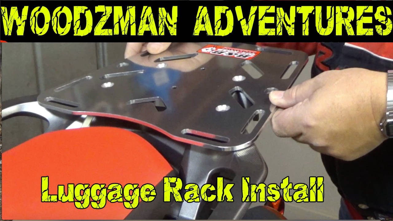 Africa Twin B&B Luggage Rack Install Honda CRF1000L YouTube
