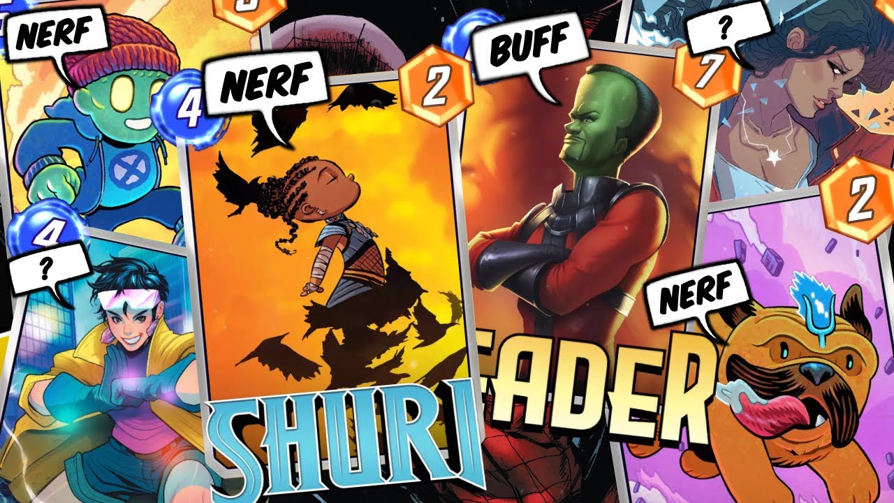 😱LEADER BUFF! SHURI LOCKJAW & LEECH NERF! PATCH MARVEL SNAP FR YouTube