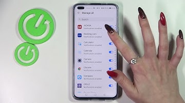 Honor 50 Lite - How To Turn On & Off App Notifications