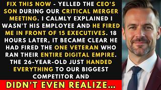 The CEO's Son Fired Me — And Only Then Realized I Ran Everything | Corporate Revenge