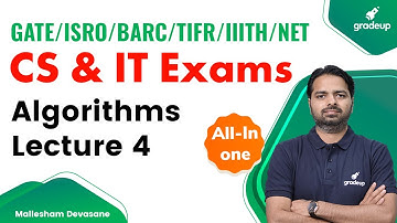 Practice on Algorithms | Lecture 4 | All in one series | Mallesham sir | Gradeup