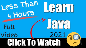 ✔ Java Tutorial For Beginners 2021 | (Video 203)