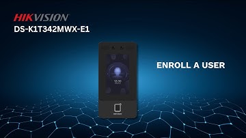 BioSyn   HikVision  DS-K1T342MWX-E1  -  Enroll a User