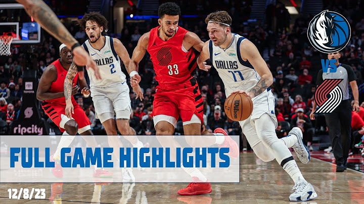 Luka Doncic (32 points) Highlights vs. Portland Trail Blazers | 12/8/23