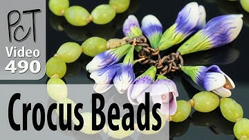 Polymer Clay Crocus Bead Lariat Project (Intro Vol-070)