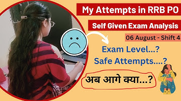 My attempts in RRB PO Pre? Exam analysis #rrbpo #examanalysis #examreview#rrb#ibpsrrbpo#bankingexams