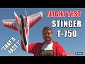 FAST AND FURIOUS !!! STINGER T-750 RACING RC DELTA WING: ESSENTIAL RC FLIGHT TEST