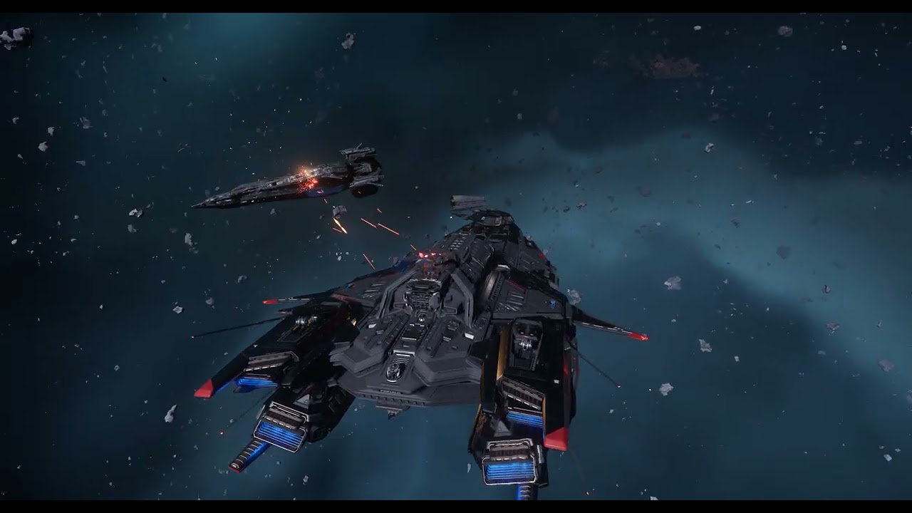 Starcitizen perseus battle with Polaris PVE