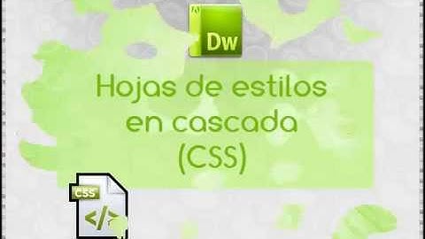Hojas de estilo en cascada (CSS)