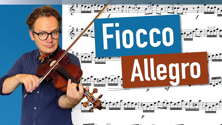 Fiocco Allegro in different Tempi | piano accompan...
