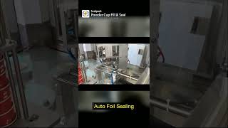Instant Coffee Powder Cup Filling & Sealing Machine|Auger Dosing|Sealpack