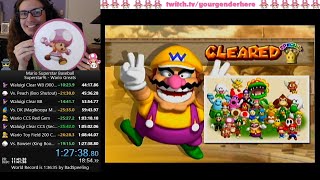 Mario Superstar Baseball Superstar% - Wario Greats in 1:27:38 (Former WR) on Feb. 20, 2022