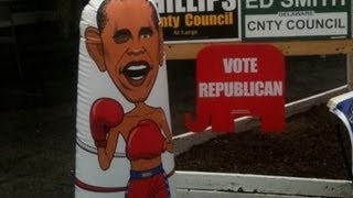 Obama-Themed Punching Bag