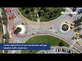 DataFromSky AI traffic analysis - Double roundabout, double fun