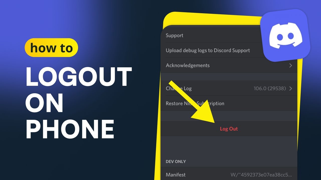 How To Logout Of Discord On Phone 22 Youtube