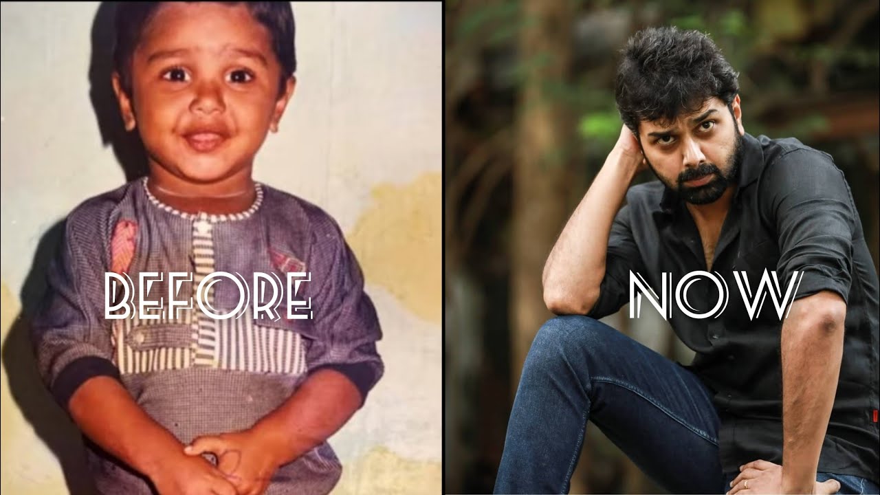 Nandan loganathan child to actor | A magical transformation video.
