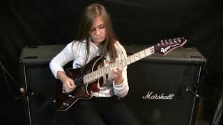 Tina S Guitar Cover Steve Vai - Paganini 5th Caprice (Crossroads) [HD]