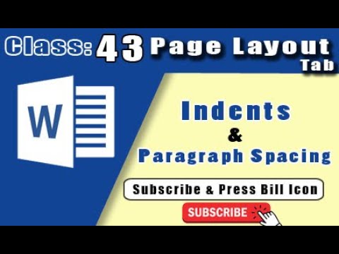 indents, paragraph spacing in ms word/urdu/hindi lecture