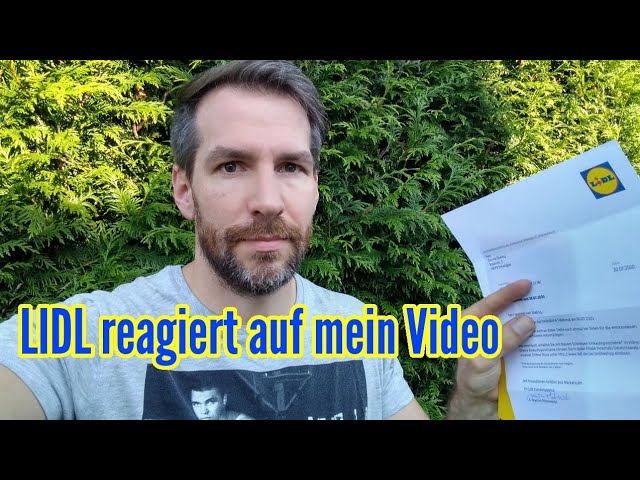 Video bin mit Mein auf YouTube LIDL LIDL sauer Ich - mein Reaktion Ärger LIDL von auf