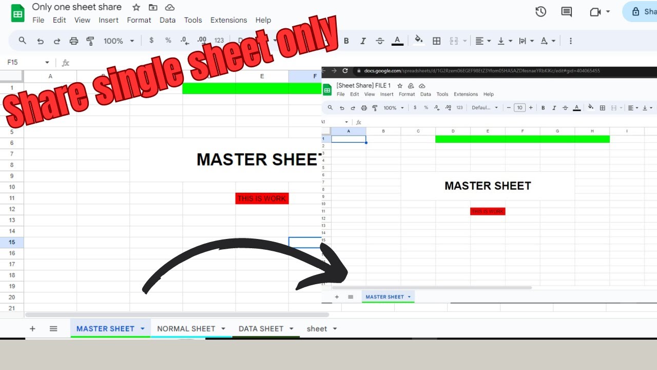 Can You Share An Individual Sheet In Google Sheets
