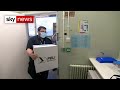 COVID-19: First batch of vaccine arrives at UK hospital