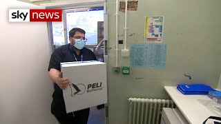 COVID-19: First batch of vaccine arrives at UK hospital