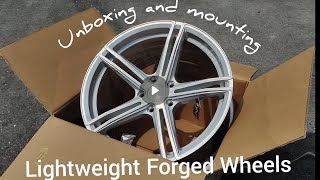 Stance Wheel SF08 Mounting on a BMW 340i