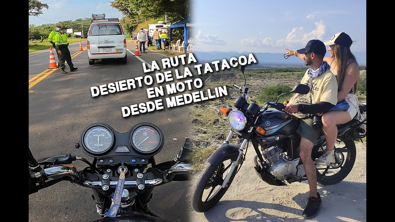 Ruta desierto de la Tatacoa en moto desde Medellín ( viaje en moto libero 125 )