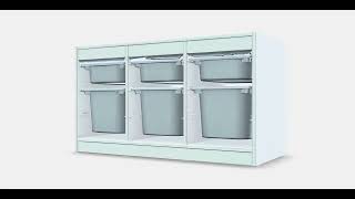 TROFAST Storage combination with boxes 1 | AR | Store