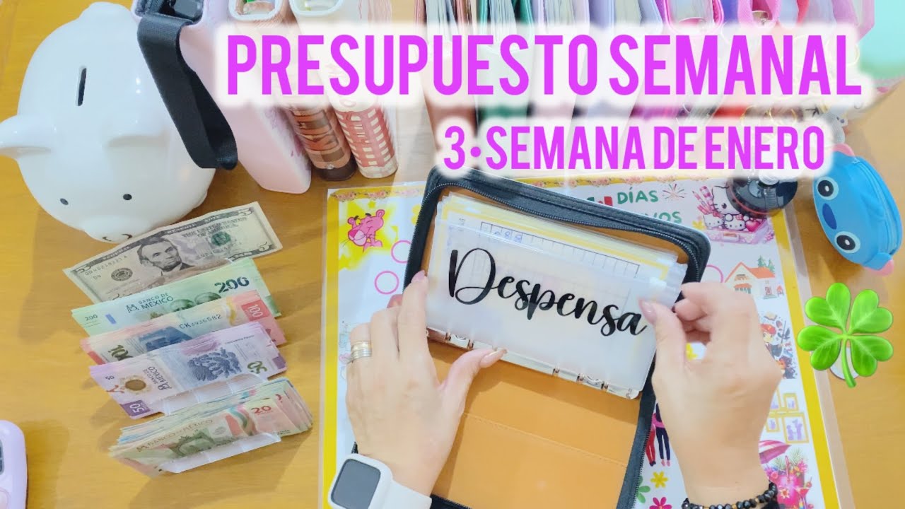 ✅PRESUPUESTO SEMANAL 3•SEMANA DE ENERO 💵// RELLENO DE SOBRES💌 #rellenodesobres 