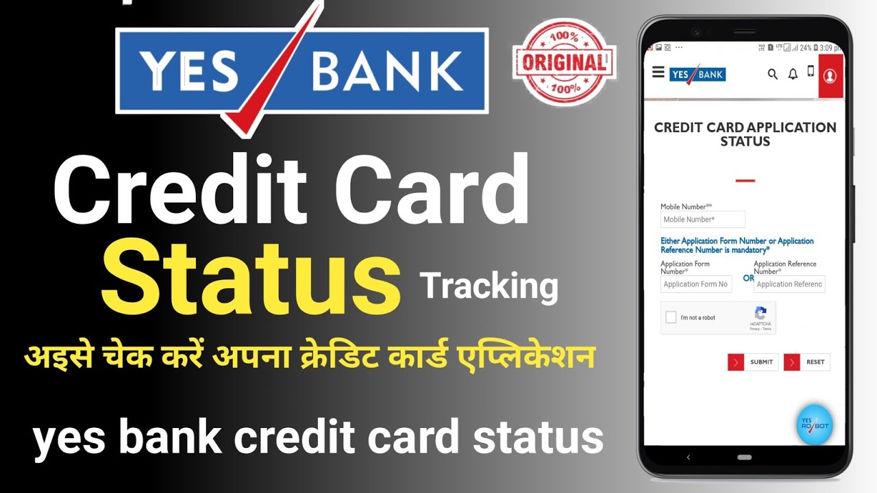 Credit Card Application Status Yes Bank yes bank credit card