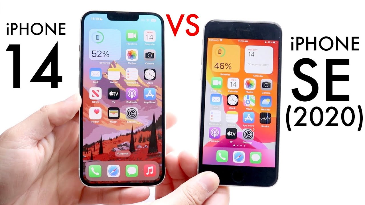 iPhone 14 Vs iPhone SE (2020)! (Review) YouTube