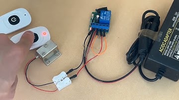 Interruptor  a control remoto inalámbrico 433 MHz 12 VCC 1 canal RF módulo receptor con 1 transmisor