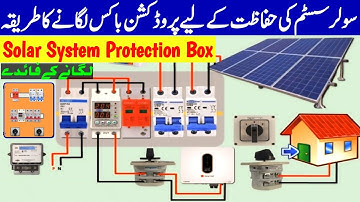 Distribution Box for Solar System Protection | Protection Box Laganey ka tareqa at home