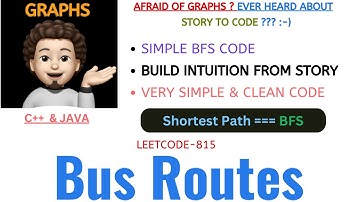 Bus Routes | Dry Run | Intuition | UBER | Leetcode-815