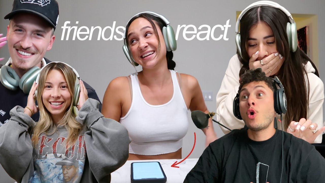 FRIENDS REACT TO MY SONG FOR THE FIRST TIME!! (DROPPING JULY 29)