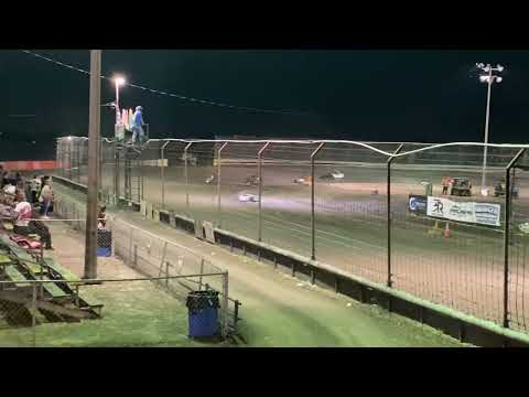 Braylen Riggs - Gulf Coast Speedway - Mighty Carts - 10/21/2023 - Feature Race Part 1/3