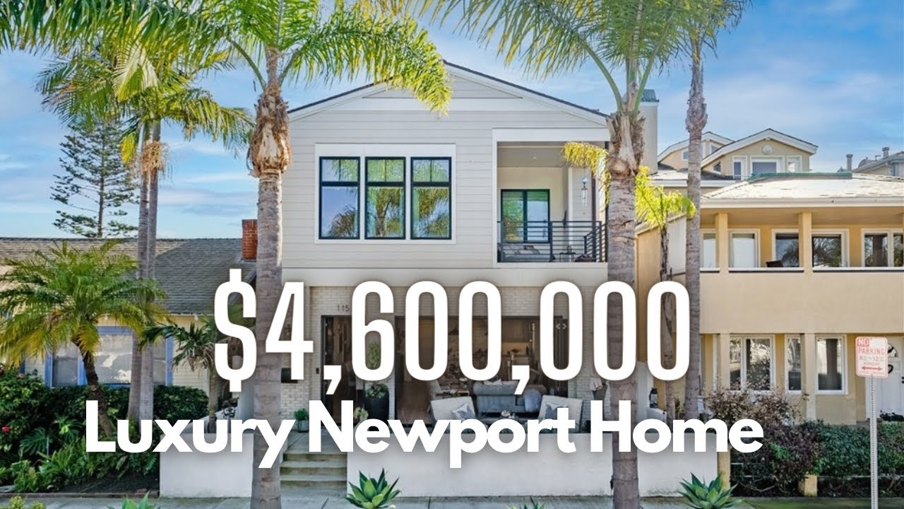 Touring a $4,600,000 Luxury Home In Newport Beach CA : Living In ...