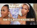 ALI GRACE HAIR REVIEW | HEADBAND WIG TUTORIAL | NO EDGES FRIENDLY