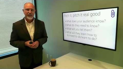 Creating your best presentation: A Speaker Workshop by Buck Woody