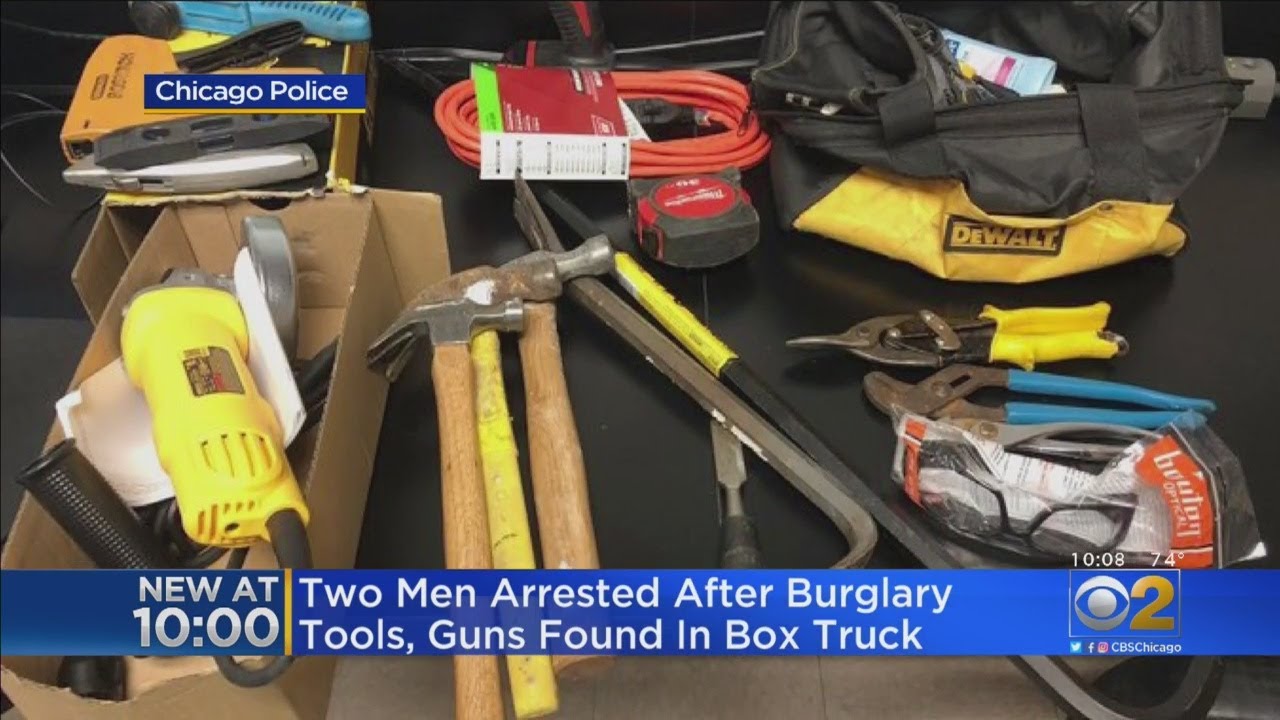 Robbery Tools Guns, Burglary Tools Found In Box Truck In River North - YouTube