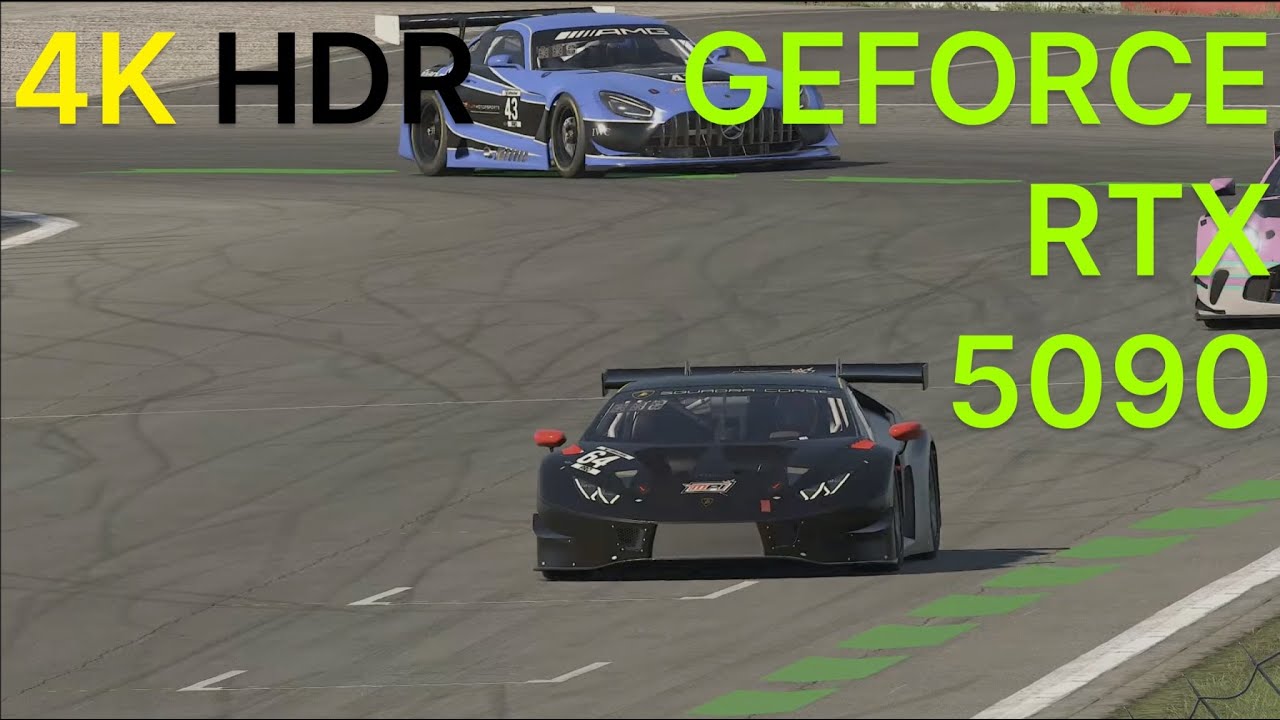 iRacing : RTX 5090 4K HDR Max Graphics - New Update Lamborghini Huracan GT3 Evo  - Logitech G923