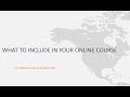 Online Course Creation Tips (What to Include in the Training)